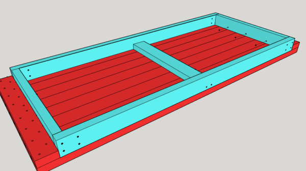 Now that you have your major components of your table assembled you can