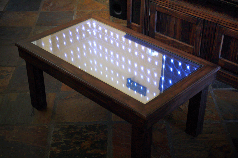 DIY Infinity Mirror Coffee Table