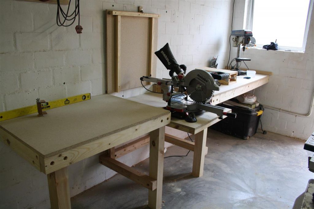 Sliding miter saw deals table