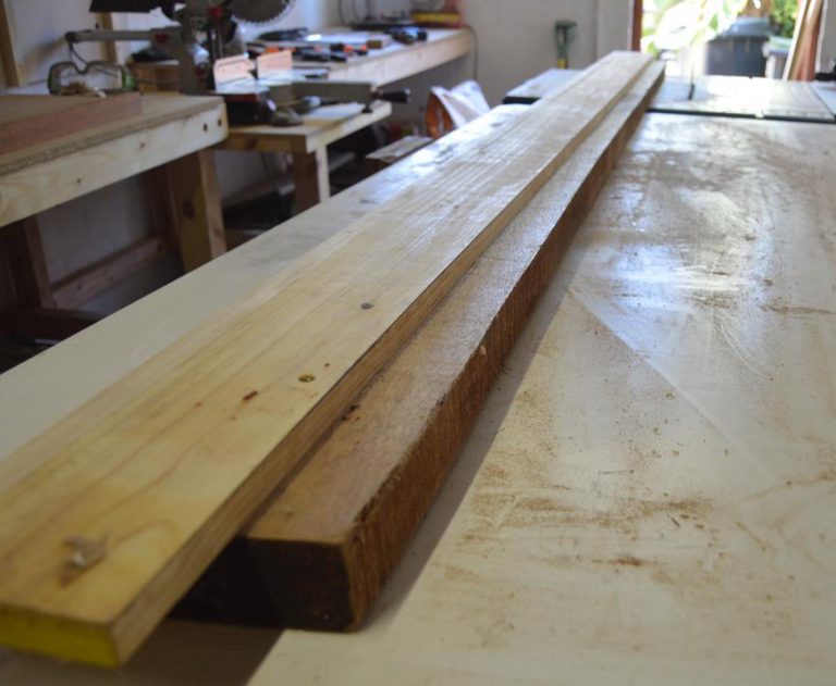 Easiest Way To Straighten Rough Edge Lumber Using A Table Saw Woodwork Junkie