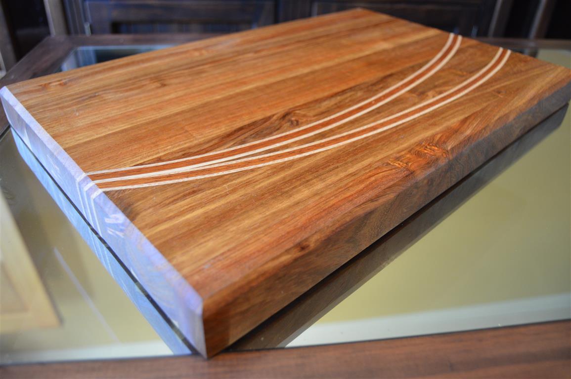 Large Arched Hardwood Cutting Board